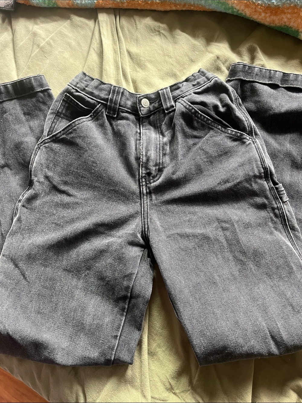 Brandy Melville Black Straight Leg Jeans
